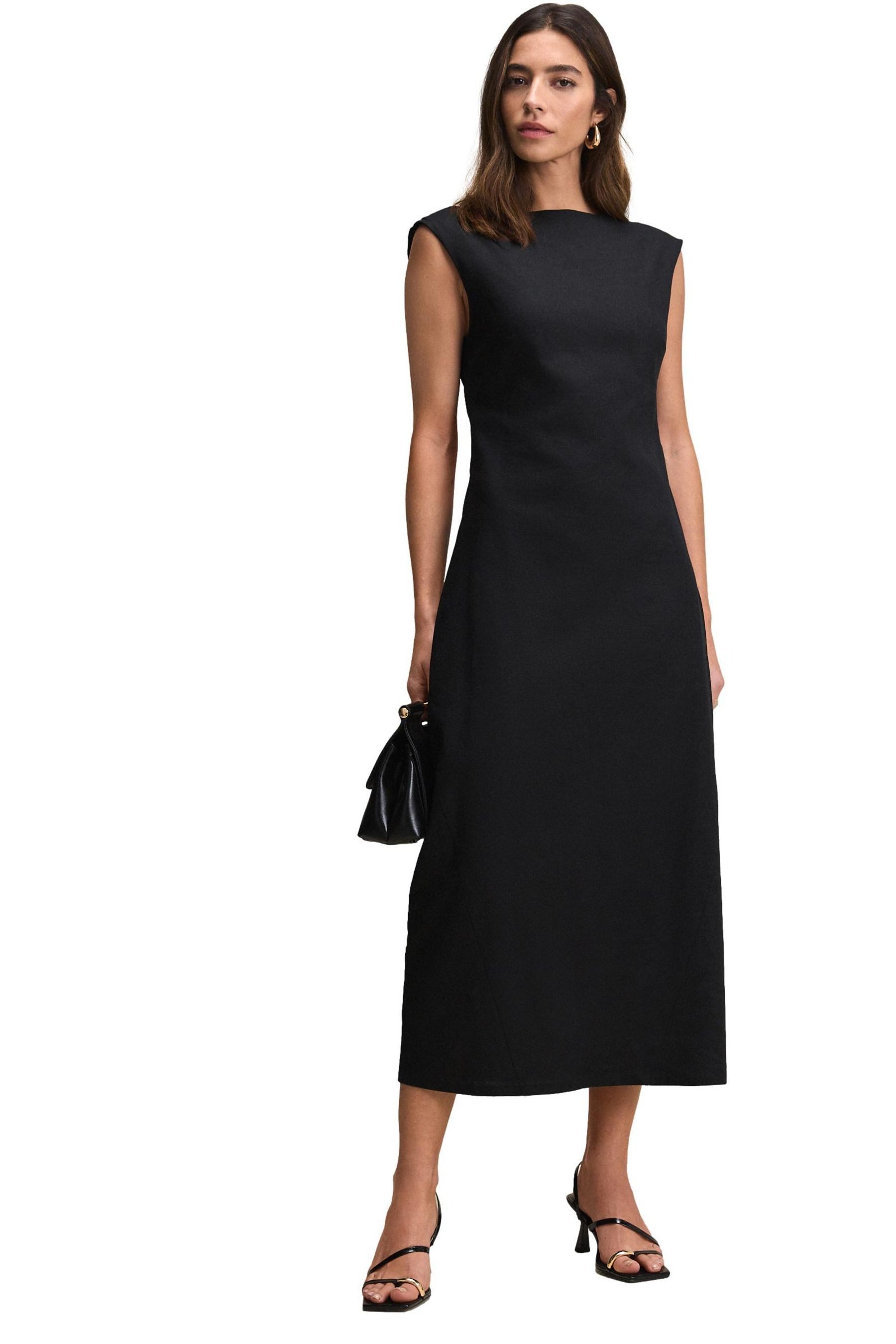 Next Maxikleid Maxikleid mit U-Boot-Ausschnitt aus günstig online kaufen