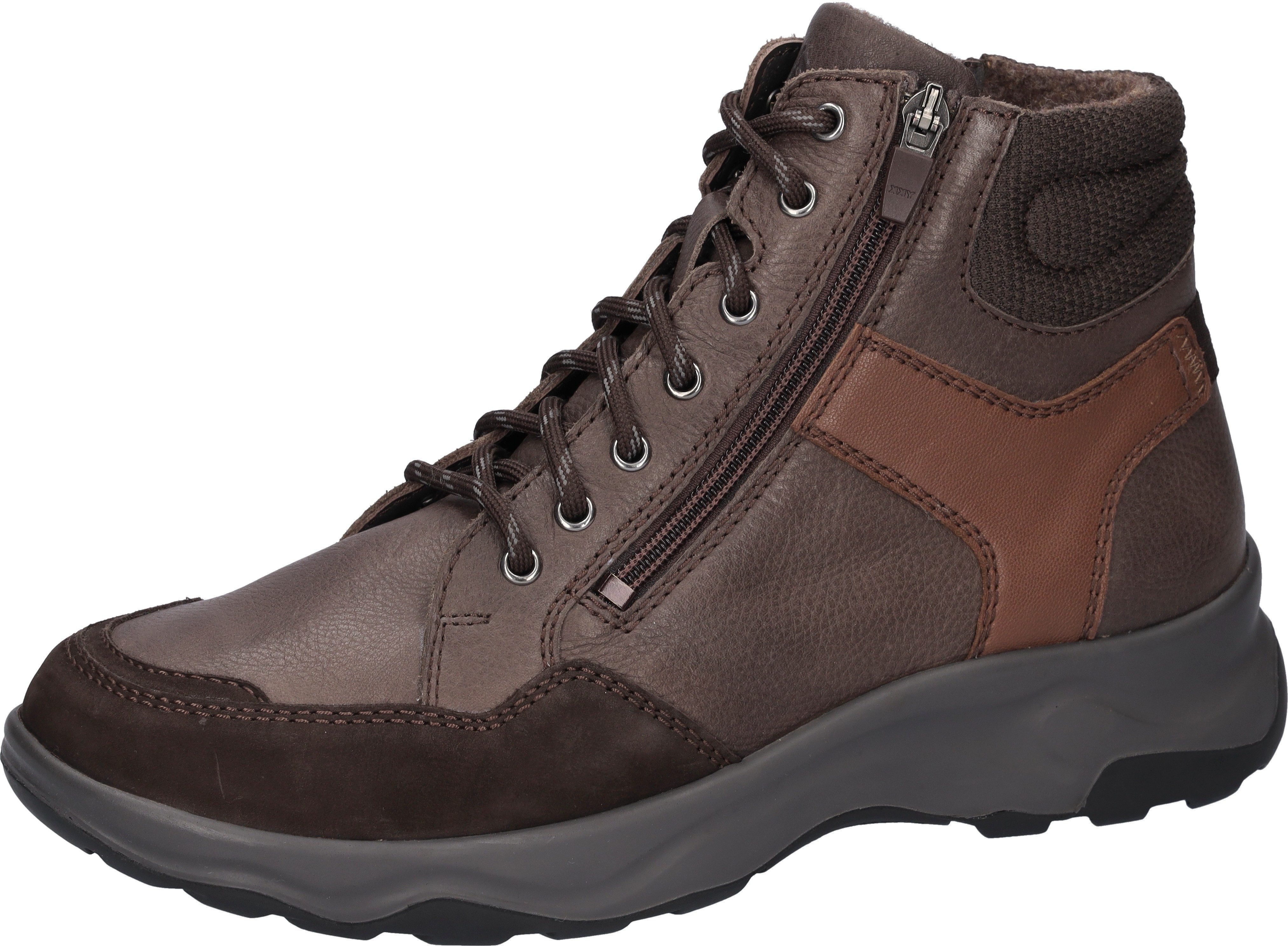 Waldläufer H-Max Stiefelette Boots mit Schnürung und Reißverschluss, H-Weite