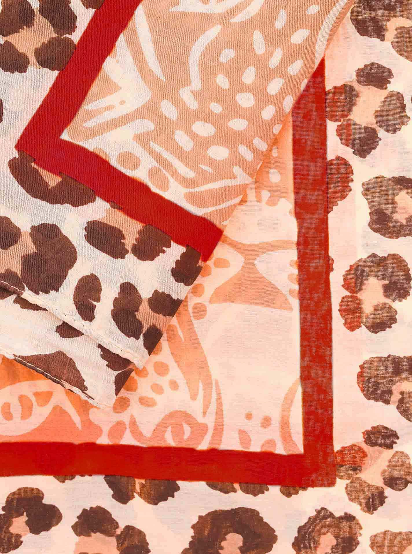 Zwillingsherz Modeschal "Leopard Faces", mit Leo günstig online kaufen