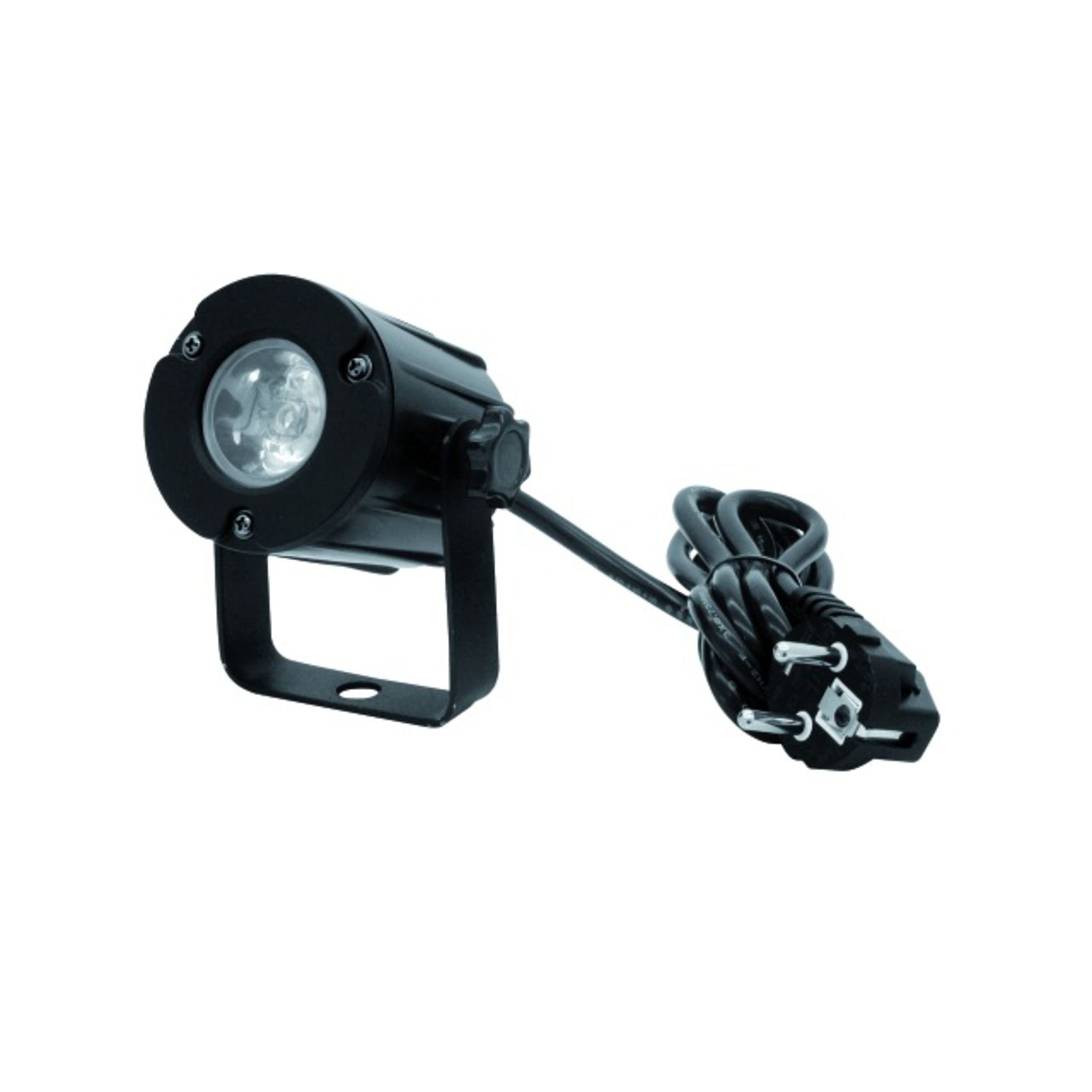 EUROLITE LED Scheinwerfer, LED Pinspot PST-3W 3200K 6° BK warmweiss - Pin Spot