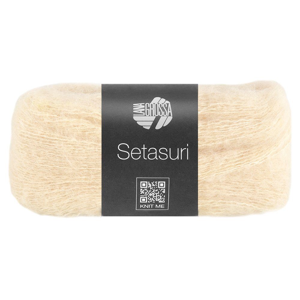 LANA GROSSA SETASURI Häkelwolle, 212 m (Feines Lace-Garn aus Alpaka (Suri) und Seide), 25 g