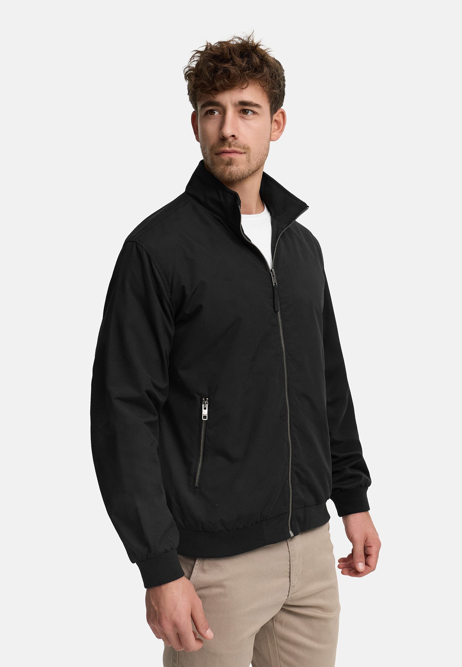 INDICODE Blouson Herren INCatall Übergangsjacke Herrenjacke mit Stehkragen und Reißverschluss – Bild 3 von 5