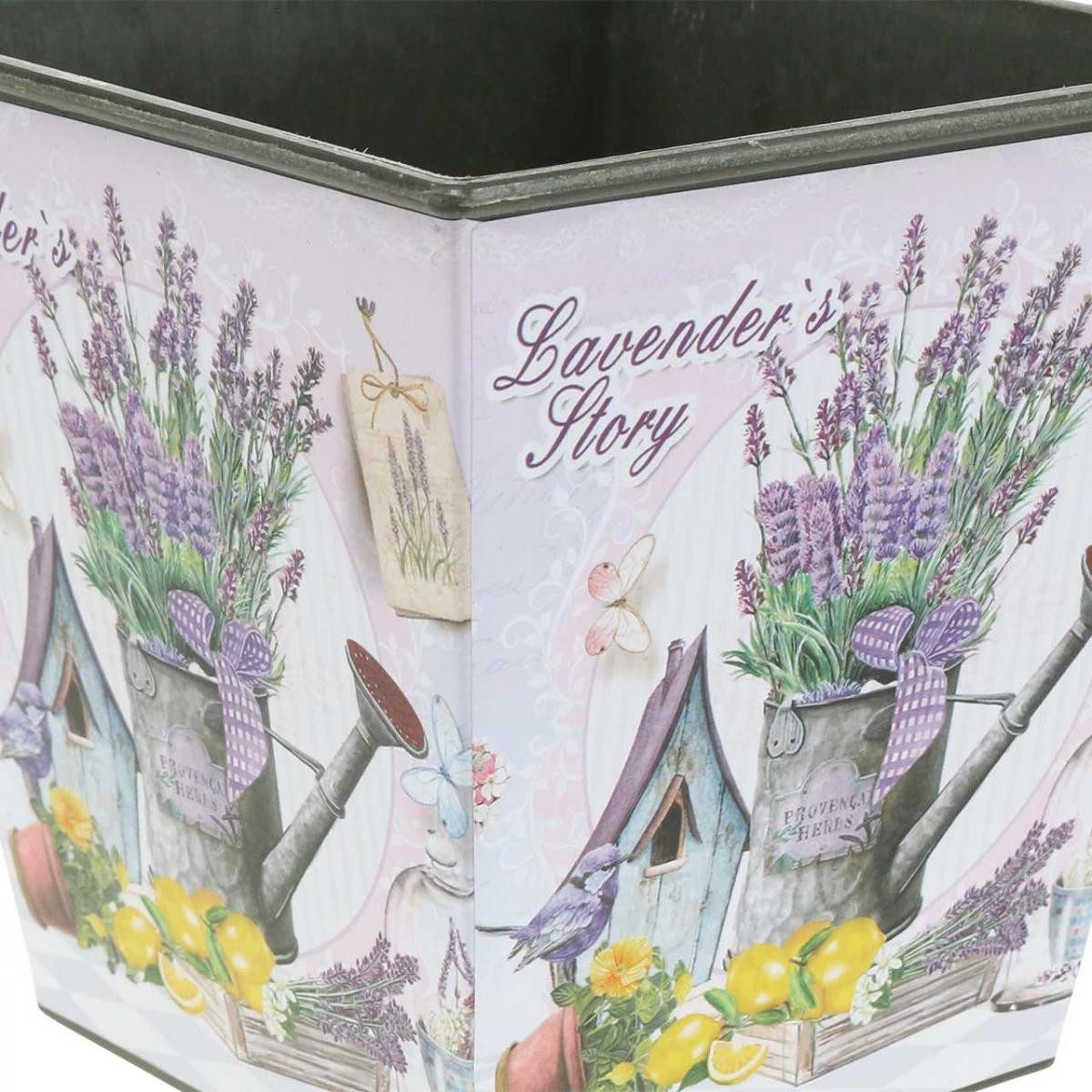 Florists Products Blumentopf Pflanzgefäß Lavendeldekor Landhausstil Blumentopf Dekoration