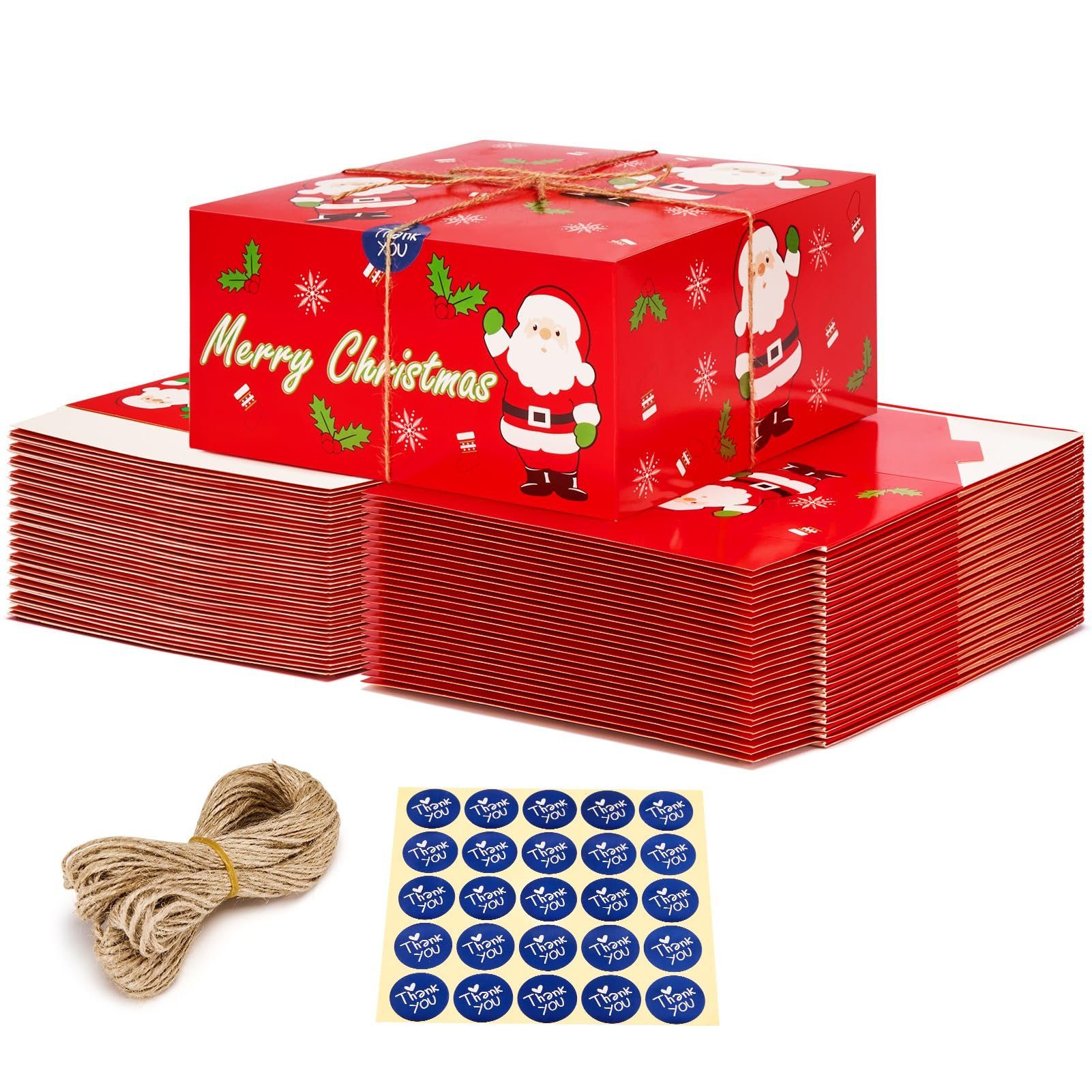 Switory Geschenkbox Süßigkeiten Karton, Geschenkboxen für Weihnachten, (15 St), für Schmuck Einladung Geschenk Party Fest