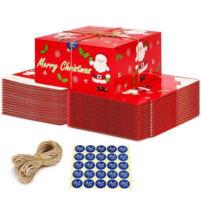 Switory Geschenkbox Süßigkeiten Karton, Geschenkboxen für Weihnachten, (15 St), für Schmuck Einladung Geschenk Party Fest