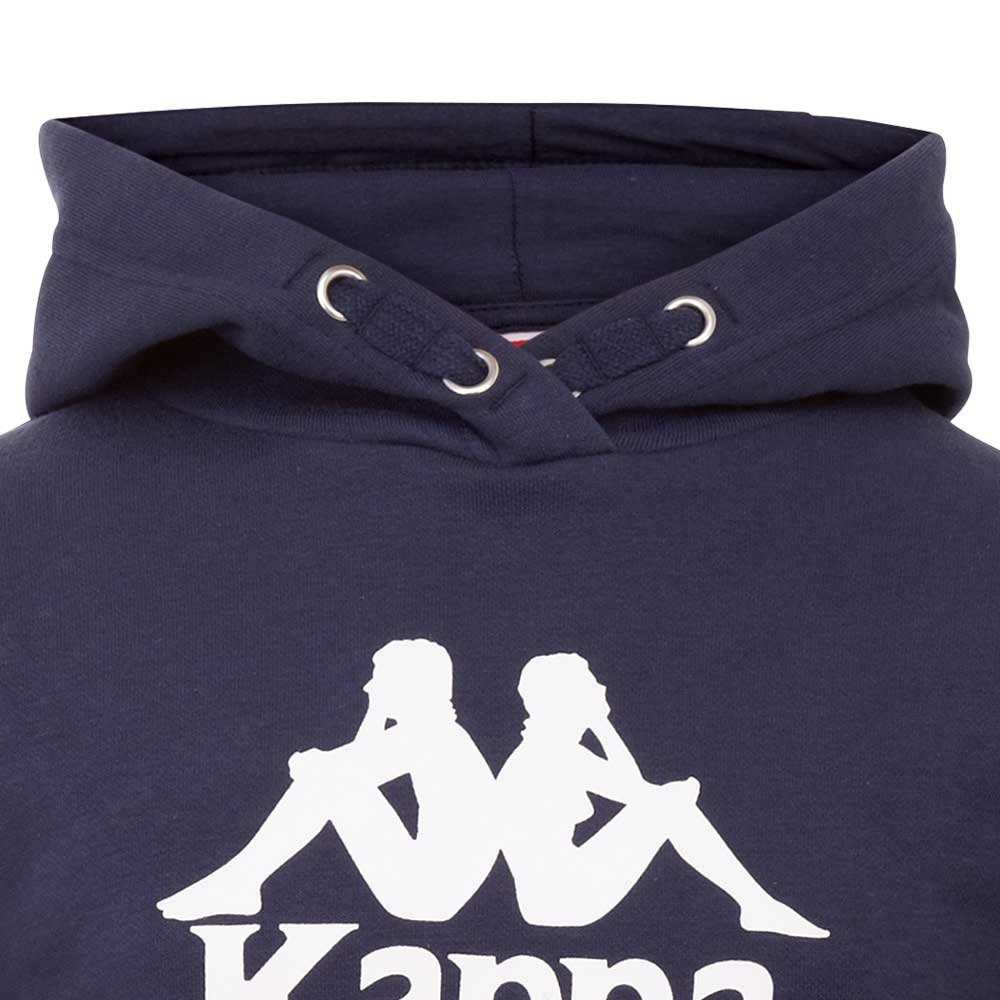 navy Kapuzensweatshirt Kappa - plakativem Logoprint mit