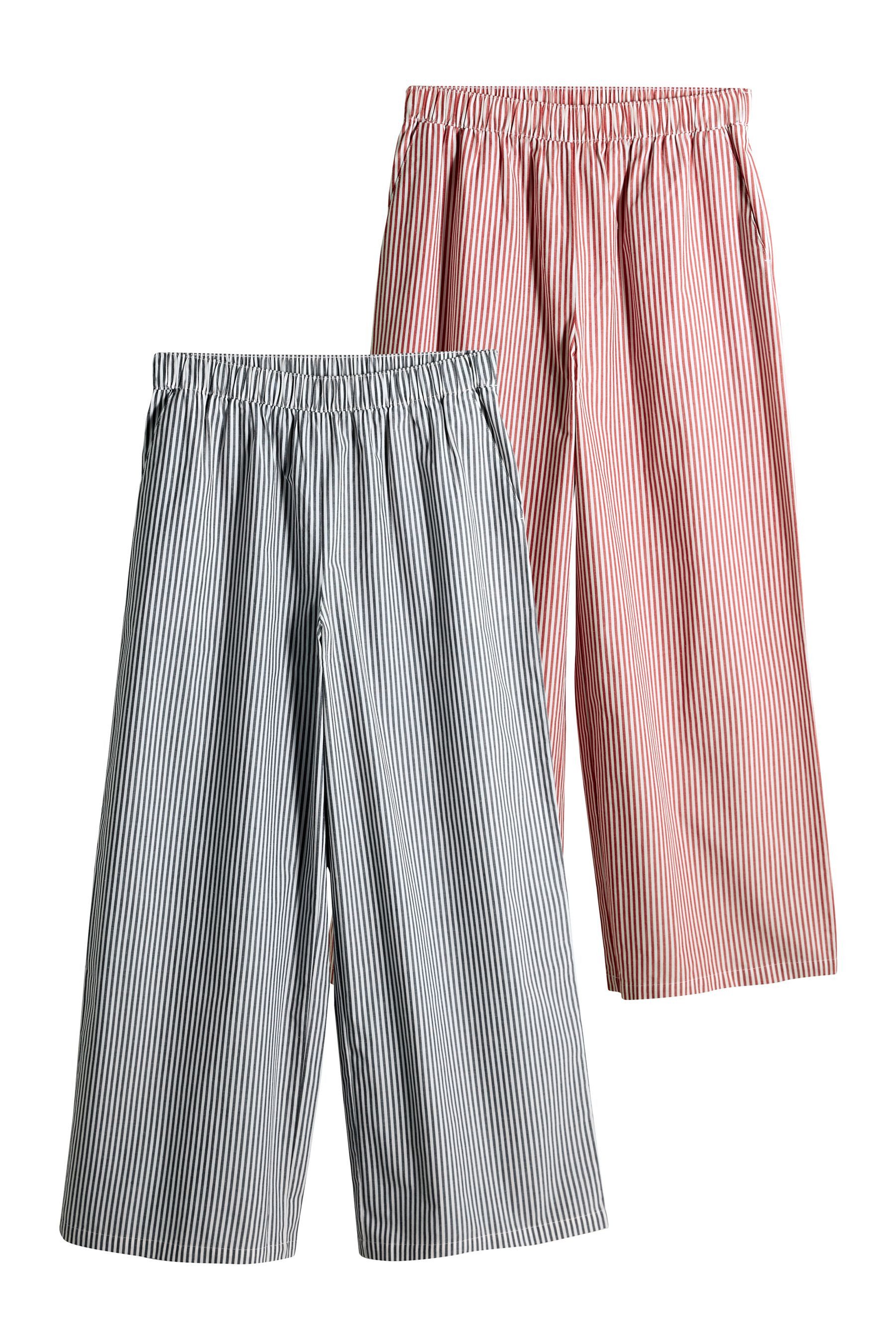 The Set Schlupfhose The Set Schlupfhosen aus Baumwolle im 2er-Set (2-tlg)