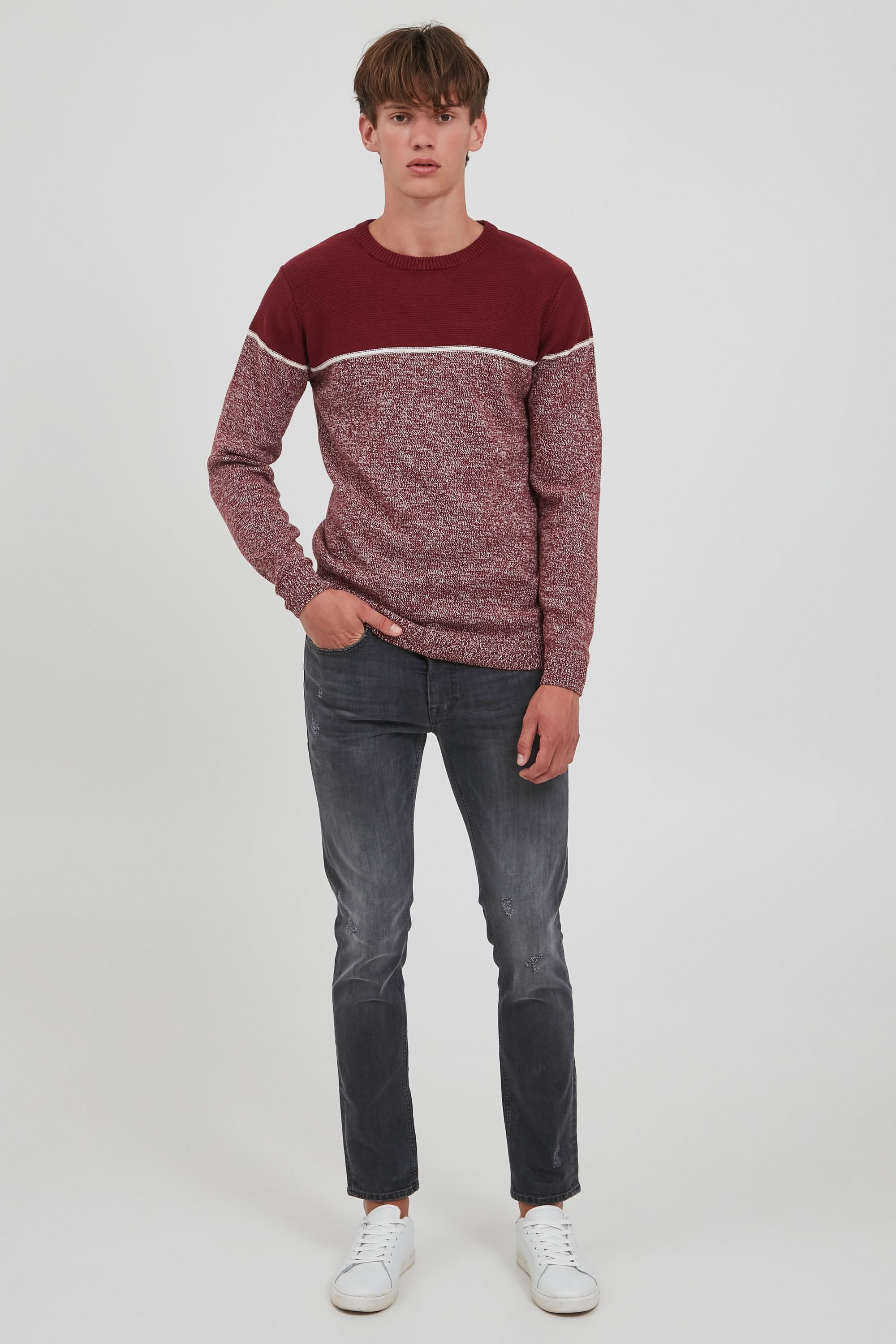 Indicode Strickpullover IDLynn Strickpulli aus Feinstrick günstig online kaufen