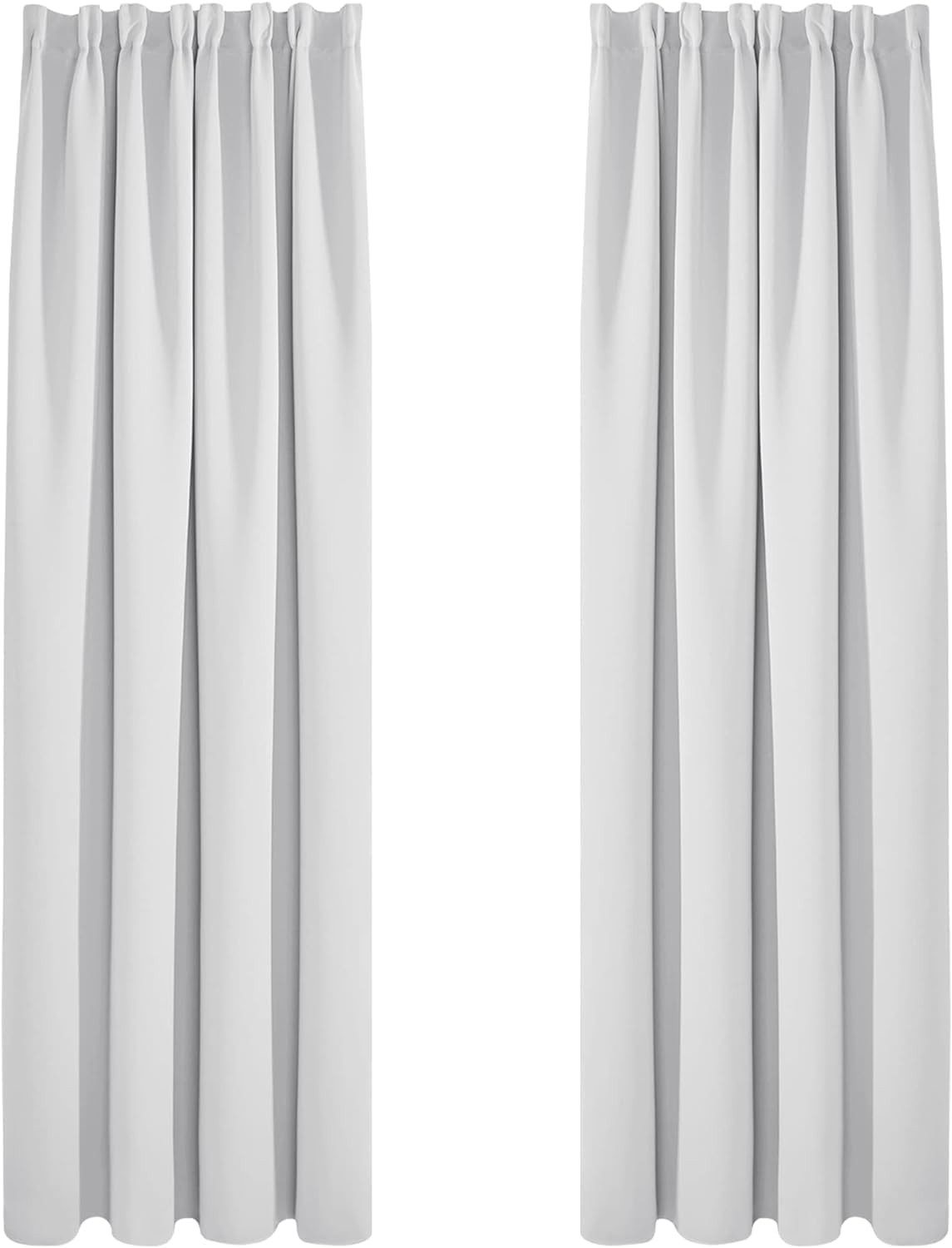 Deconovo Verdunkelungsvorhang Gardinen mit Kräuselband Blickdicht Vorhänge günstig online kaufen