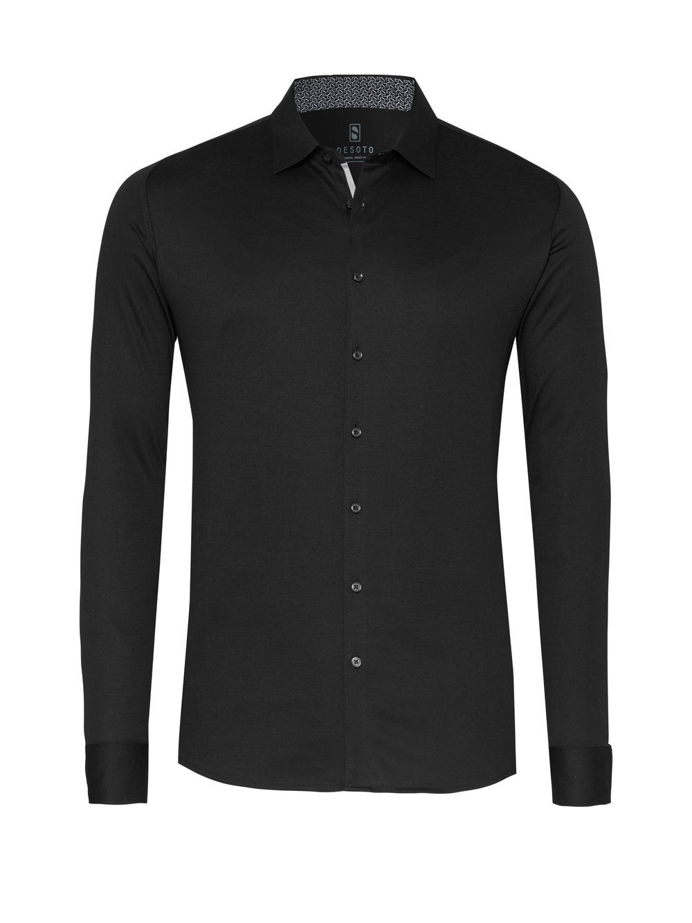 DESOTO Langarmhemd Jerseyhemd Casual Kent – Bild 5 von 5