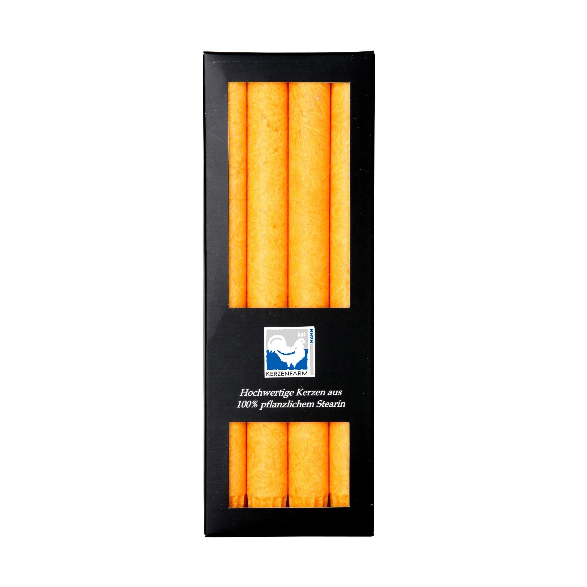 Kerzenfarm Hahn Tafelkerze stabkerze gelb 22x250mm günstig online kaufen