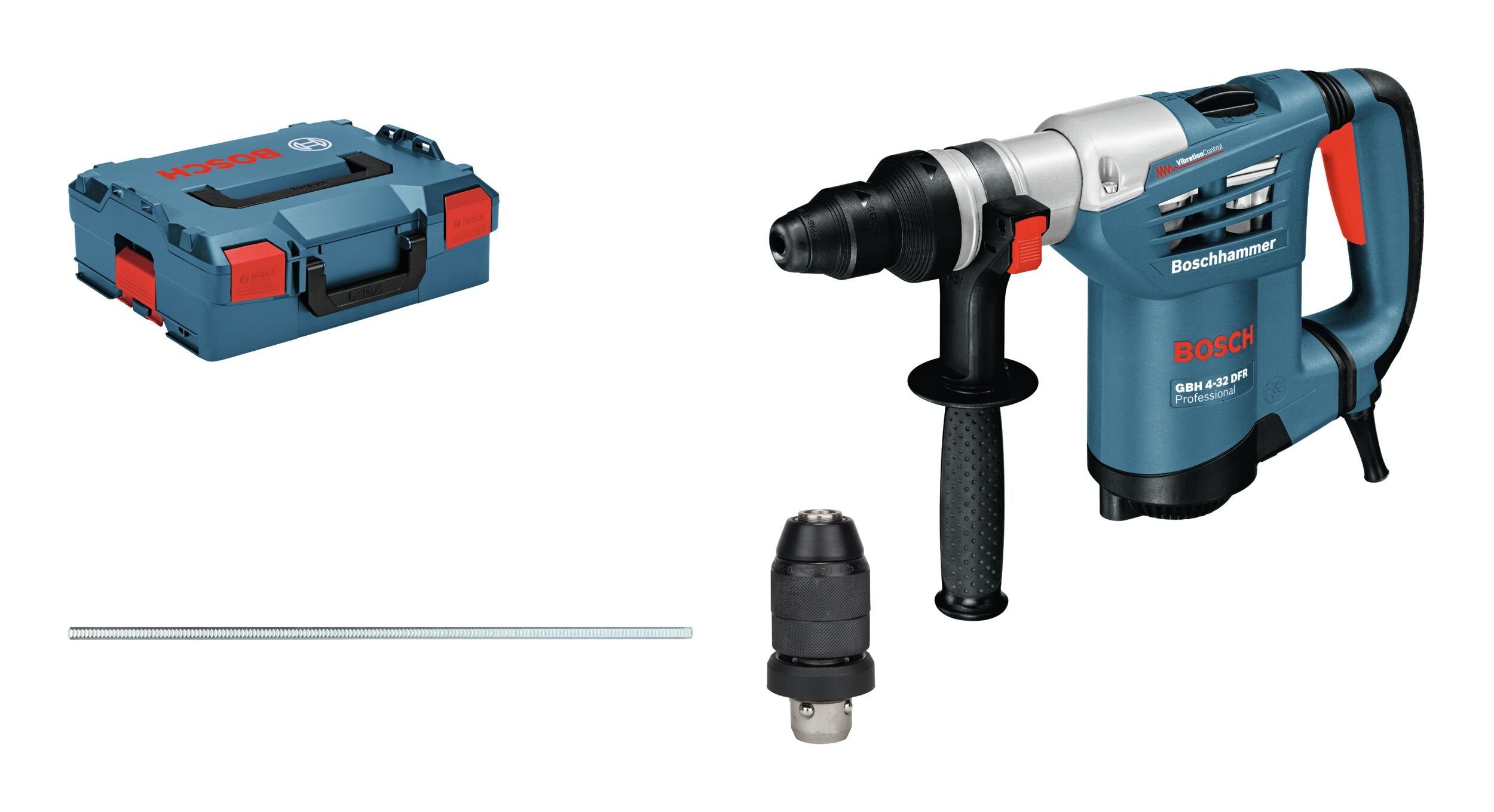 Bosch Professional Bohrhammer GBH 4-32 DFR, 0 V, max. 800 U/min, Mit SDS plus - in L-BOXX 136