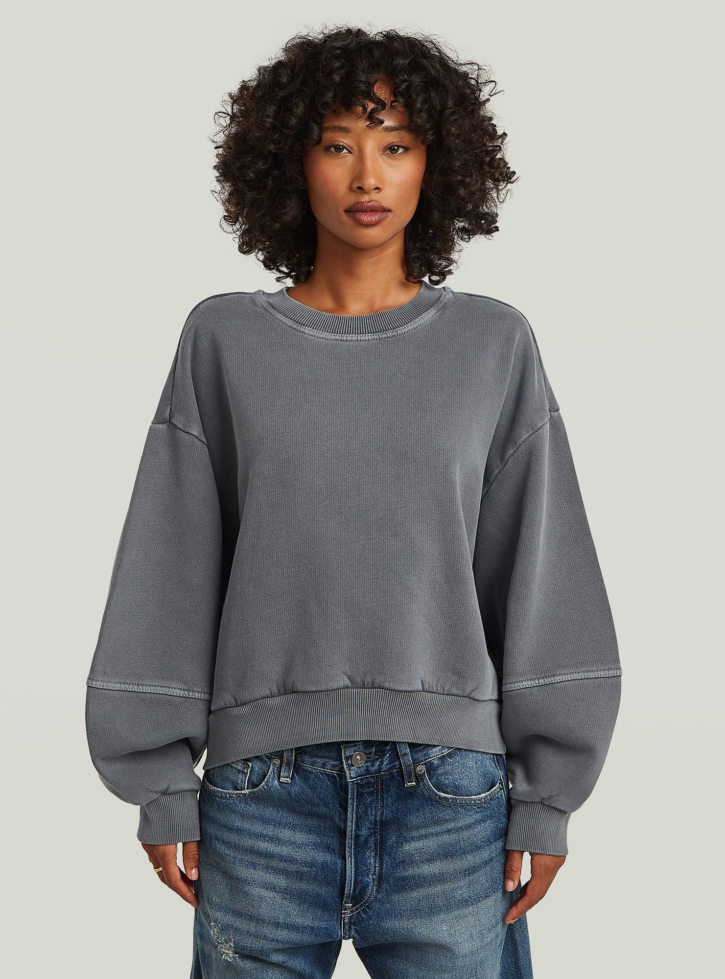 G-STAR Longpullover Overdyed Big Sleeve Sweater