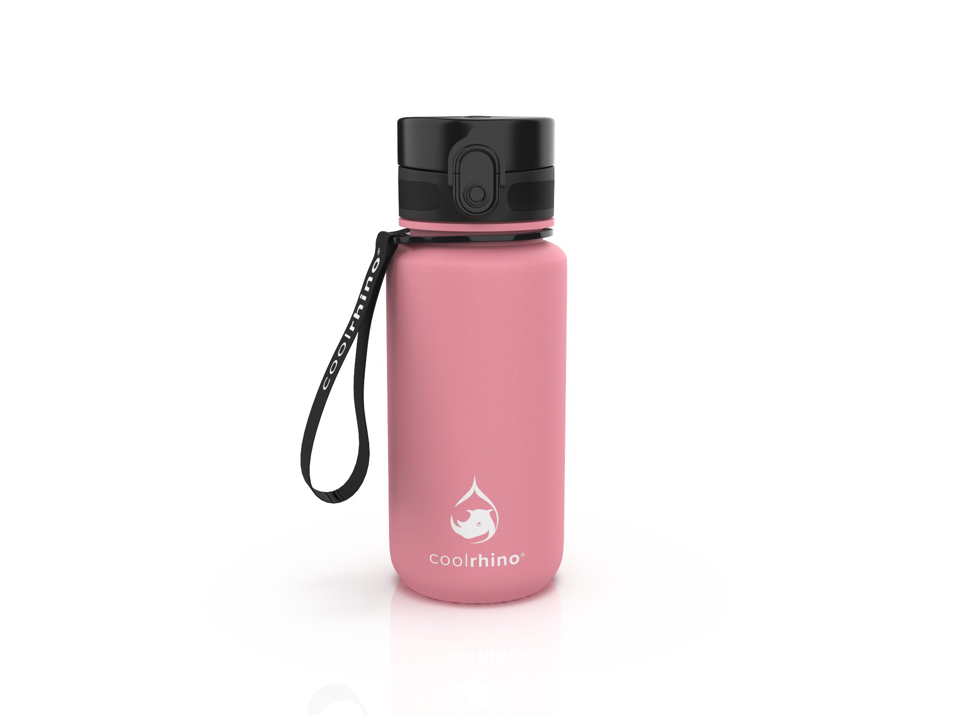 coolrhino Trinkflasche rhinoSport Tritan Sportflasche 350 ml, 650 ml, 1 liter, 1,5 l, Wasserflasche auslaufsicher für Sport, Outdoor, Schule und Fahrrad