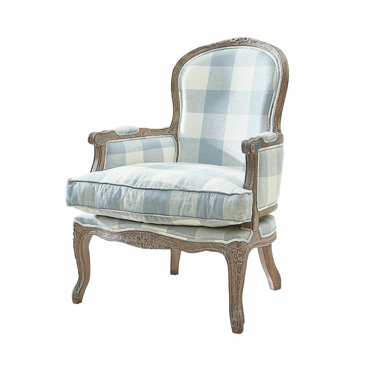 Mirabeau Sessel Sessel Quintelais weiß/blau