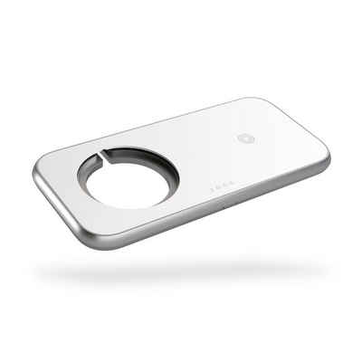 Zens »Aluminium« Wireless Charger (Mit MagSafe-Aussparung für die Apple iPhone 12 & 13 Reihe - 45W Netzteil mit EU/UK/US Adapter inklusive - Zusätzlicher USB-Anschluss zum Laden eines dritten Gerätes)