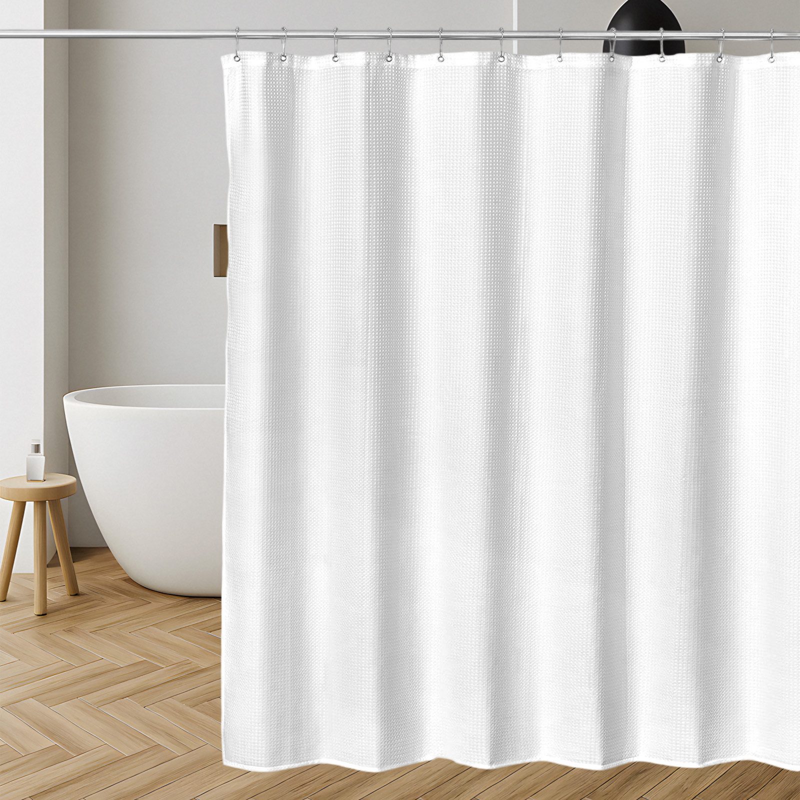 REDOM Duschvorhang Polyester Badewannenvorhang Breite 180 günstig online kaufen