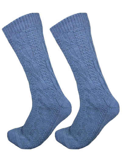 Trachtenland Socken Kurze Trachtensocken Robin - Jeansblau