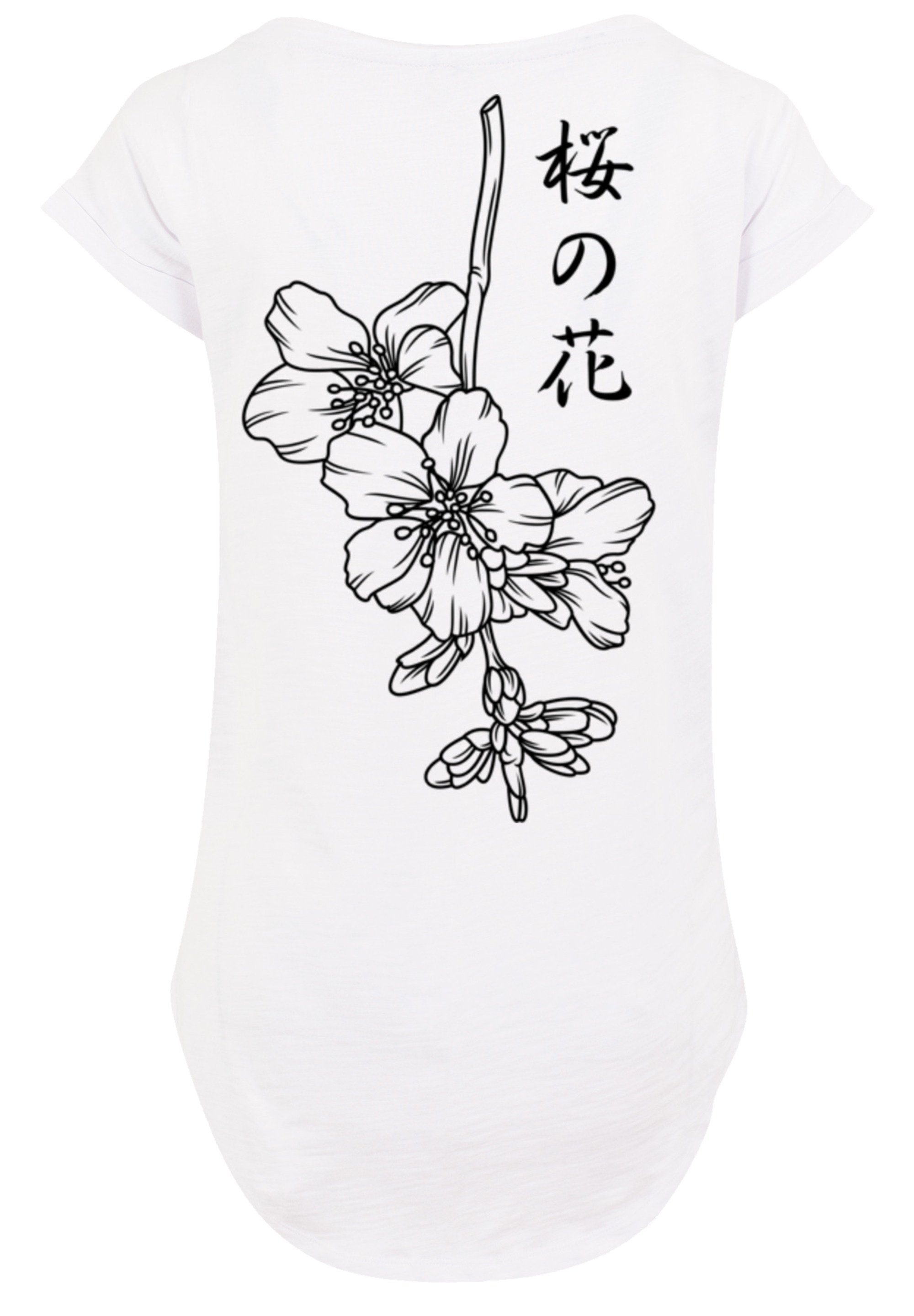 F4NT4STIC T-Shirt Japan Flower Print, Sehr weicher Baumwollstoff mit hohem  Tragekomfort