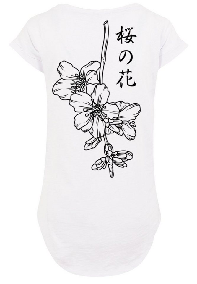 F4NT4STIC T-Shirt Japan Flower Print, Sehr weicher Baumwollstoff mit hohem  Tragekomfort
