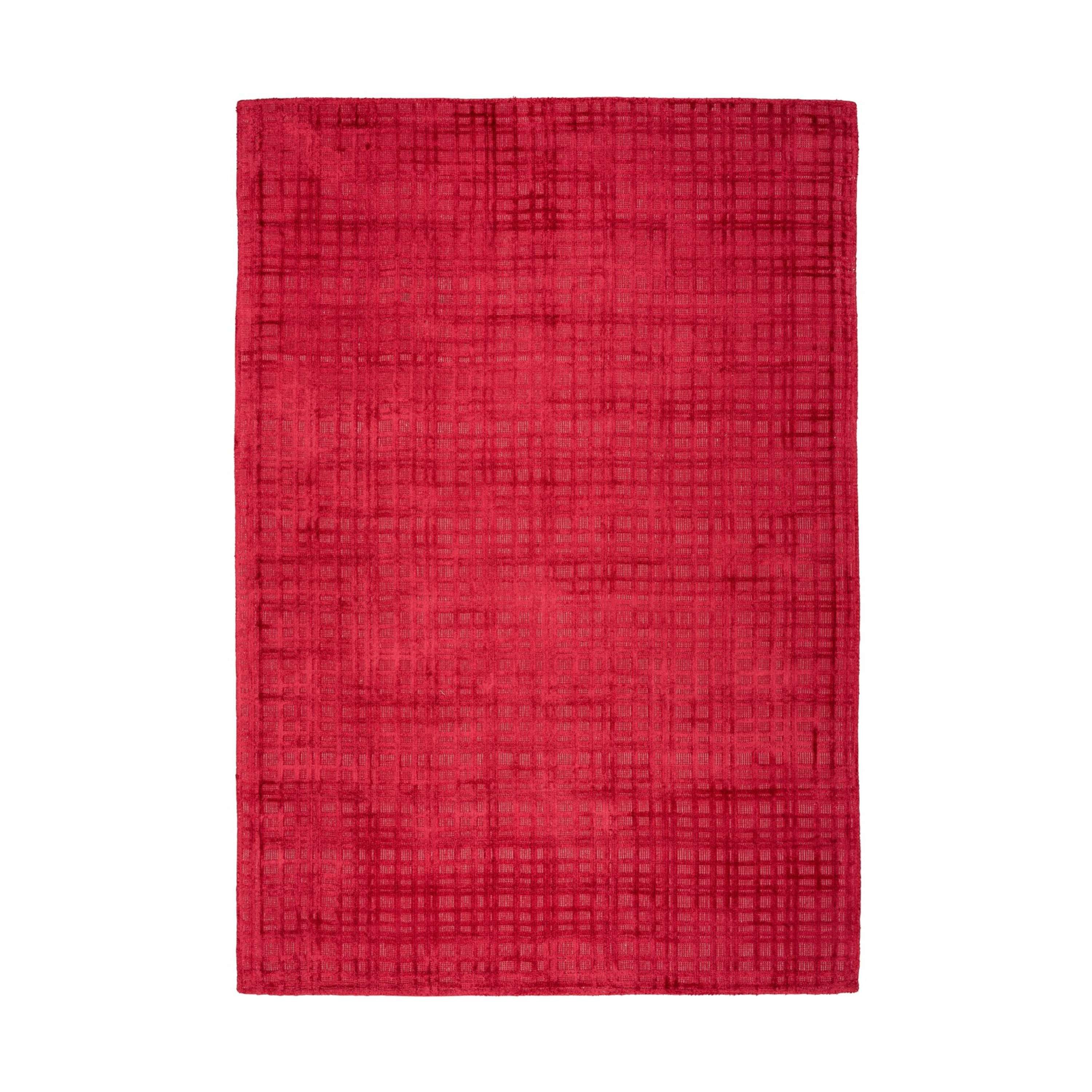 Qiyano Teppich Kurzflorteppich Carolina 100 Rot günstig online kaufen