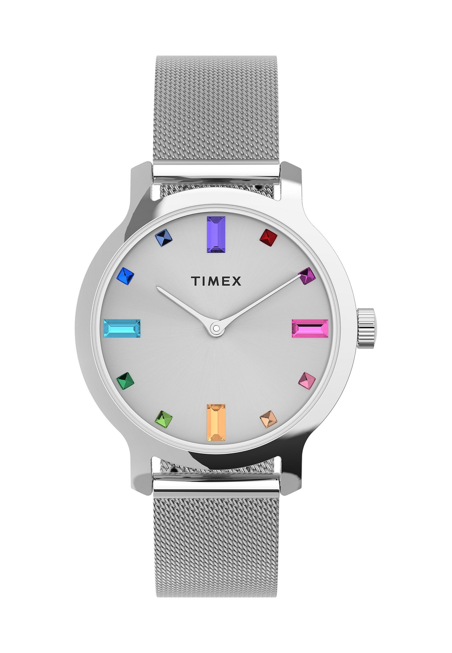 Timex Uhrenarmband Transcend‚Ñ¢, Case: 100% Low Lead Brass, Armband: 100% Stainless Steel