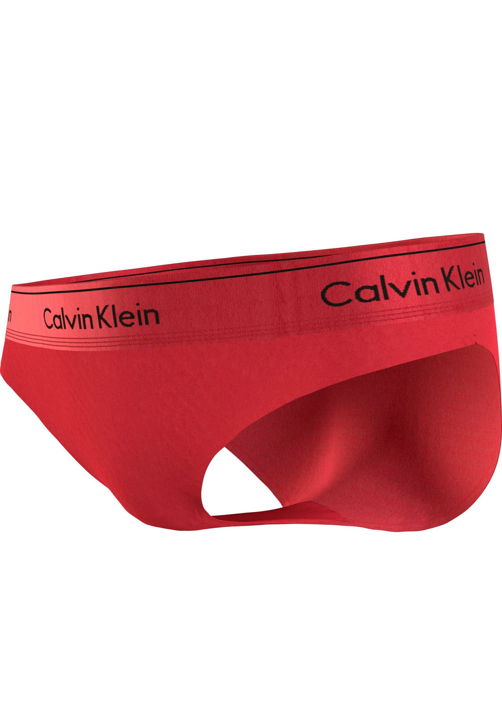 Calvin mit Underwear CK-Logoschriftzug BIKINI Klein Bikinislip