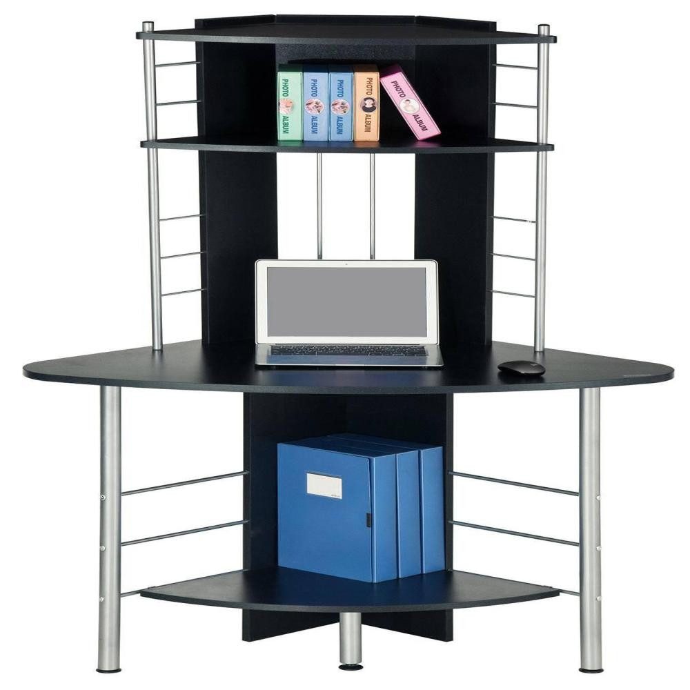 SixBros. Eckschreibtisch Computerschreibtisch Schwarz - B-1010/60 günstig online kaufen