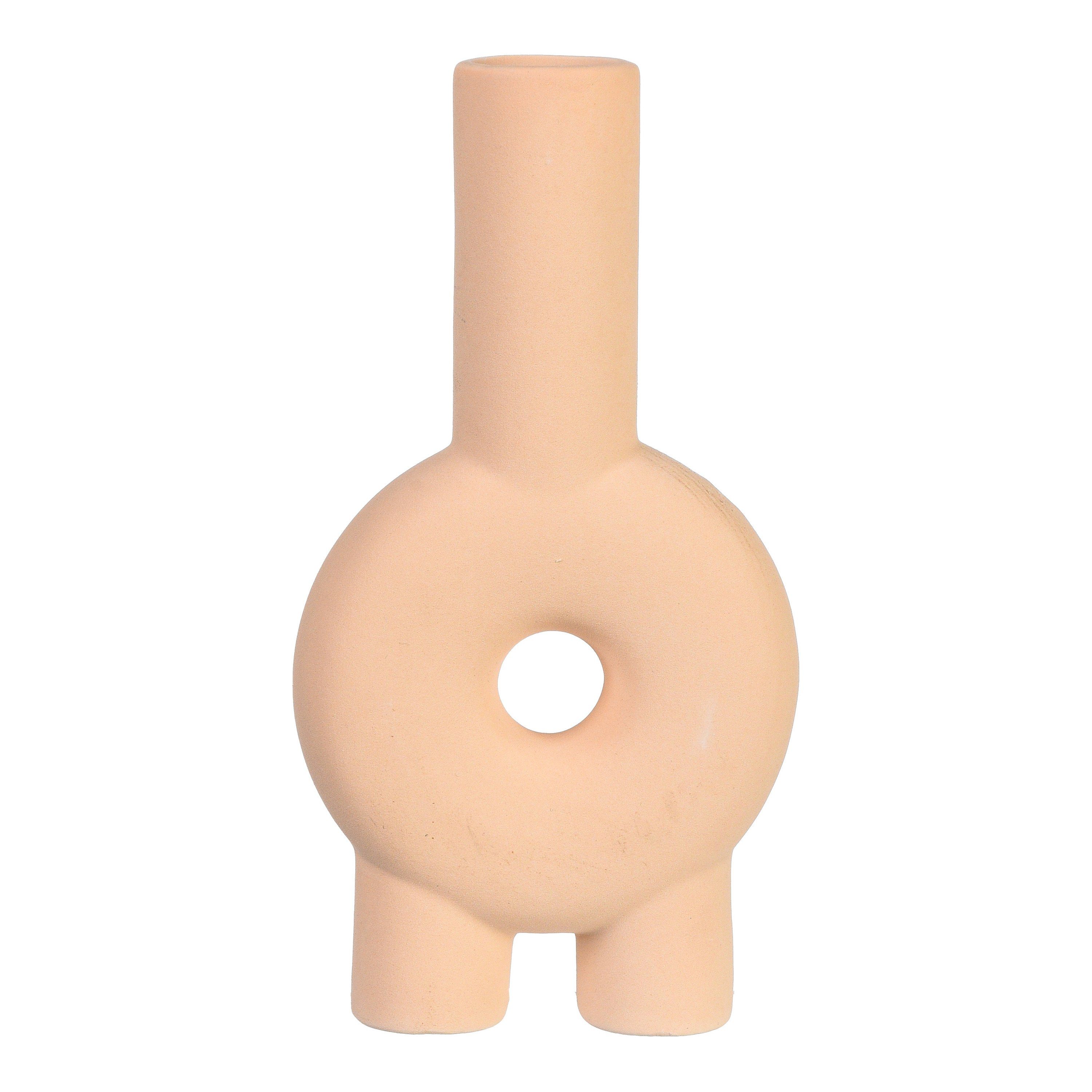 Depot Dekovase Vase Figure (Packung, 1 Stück Vase), aus Dolomit, B 11.5 Zentimeter, H 22 Zentimeter, T 4.5 Zentimeter