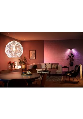 Philips Hue LED lemputės White & Col. Amb. E27 dvigubas 2x570lm 60W! E27 2 St. Farbwechsler Warmweiß