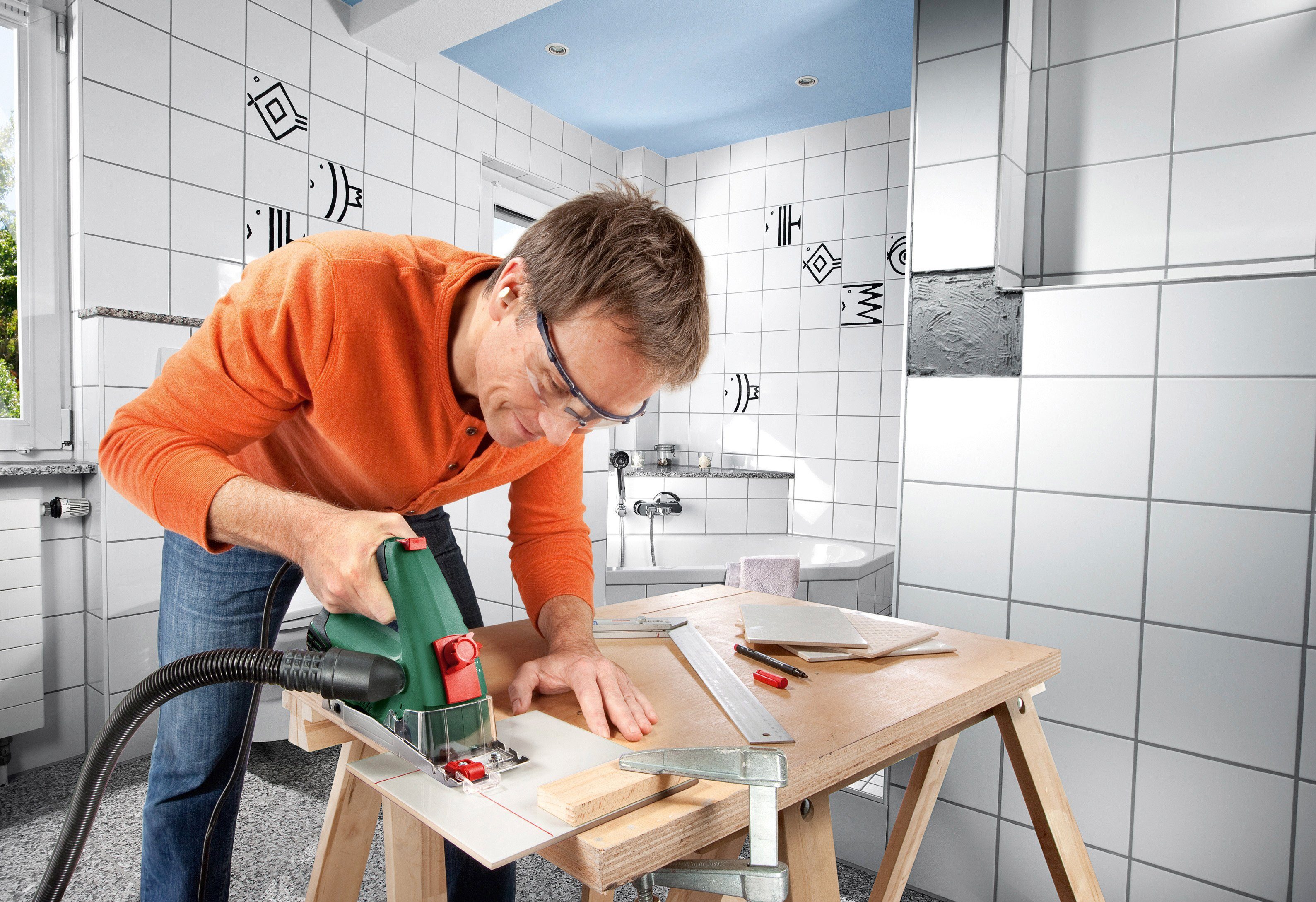 Bosch Home & Garden PKS 16 Multi circular saw, set, including saw blades and plastic case