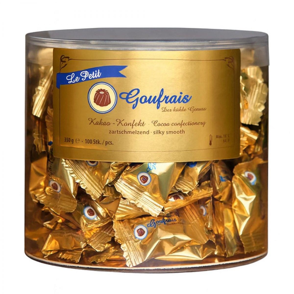 Goufrais Schokolade Kakaokonfekt Gugelhupf Le Petit Party Dose (100 Stück) (350g)