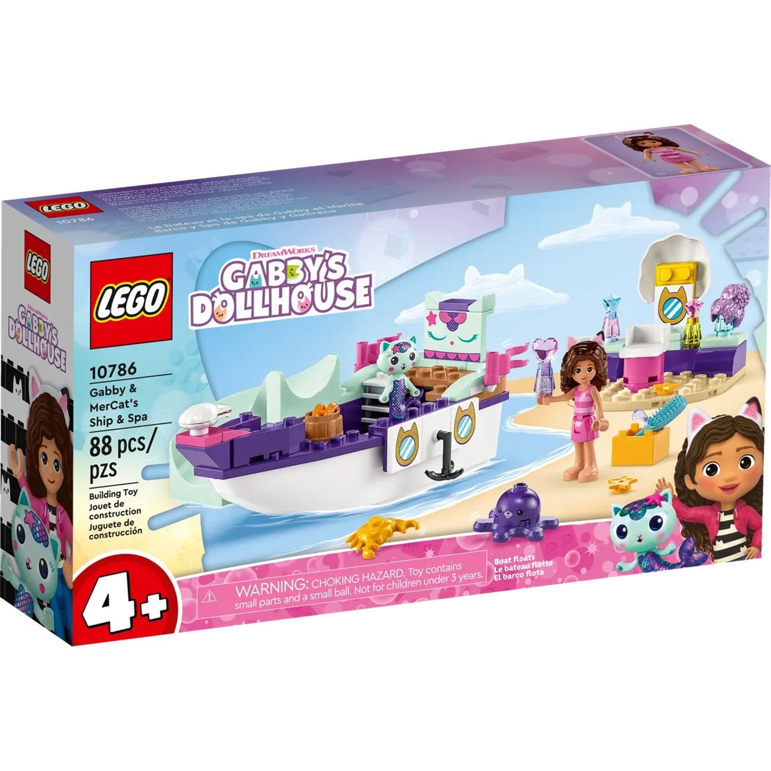 LEGO® 10786 Gabbys und Meerkätzchens Schiff und Spa Konstruktionsspielstein günstig online kaufen