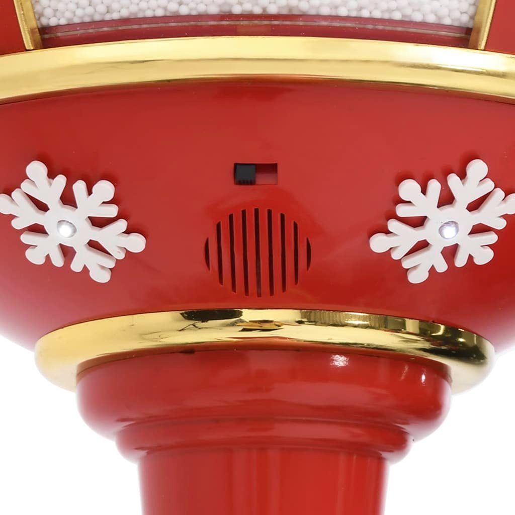 vidaXL Weihnachts-Straßenlampe Dekolicht mit Rot 175 Weihnachtsmann cm LED