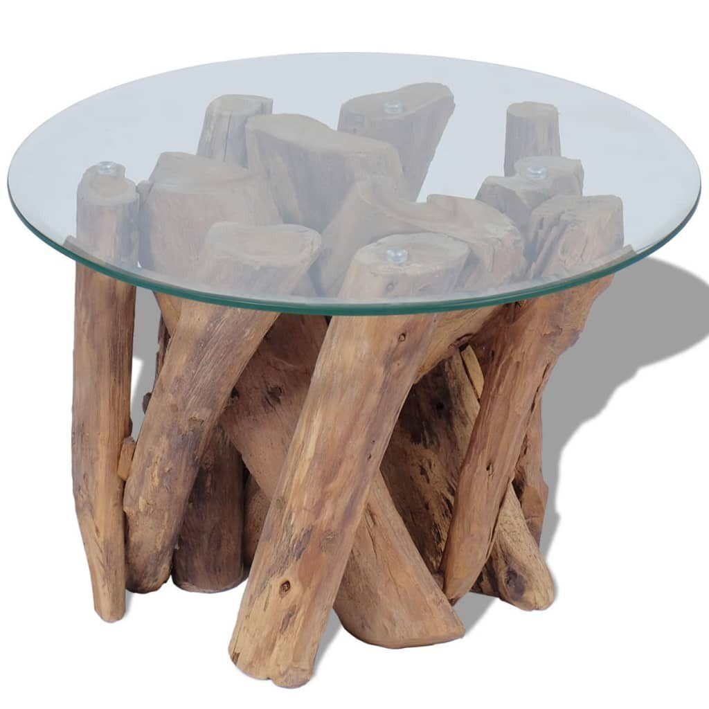 tinkaro Couchtisch DAZIM Massiv-Teakholz Braun günstig online kaufen