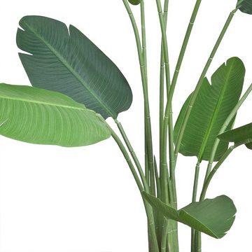Kunstbaum Strelitzie Paradiesvogelblume Kunstpflanze Künstliche Pflanze 170 cm, Decovego