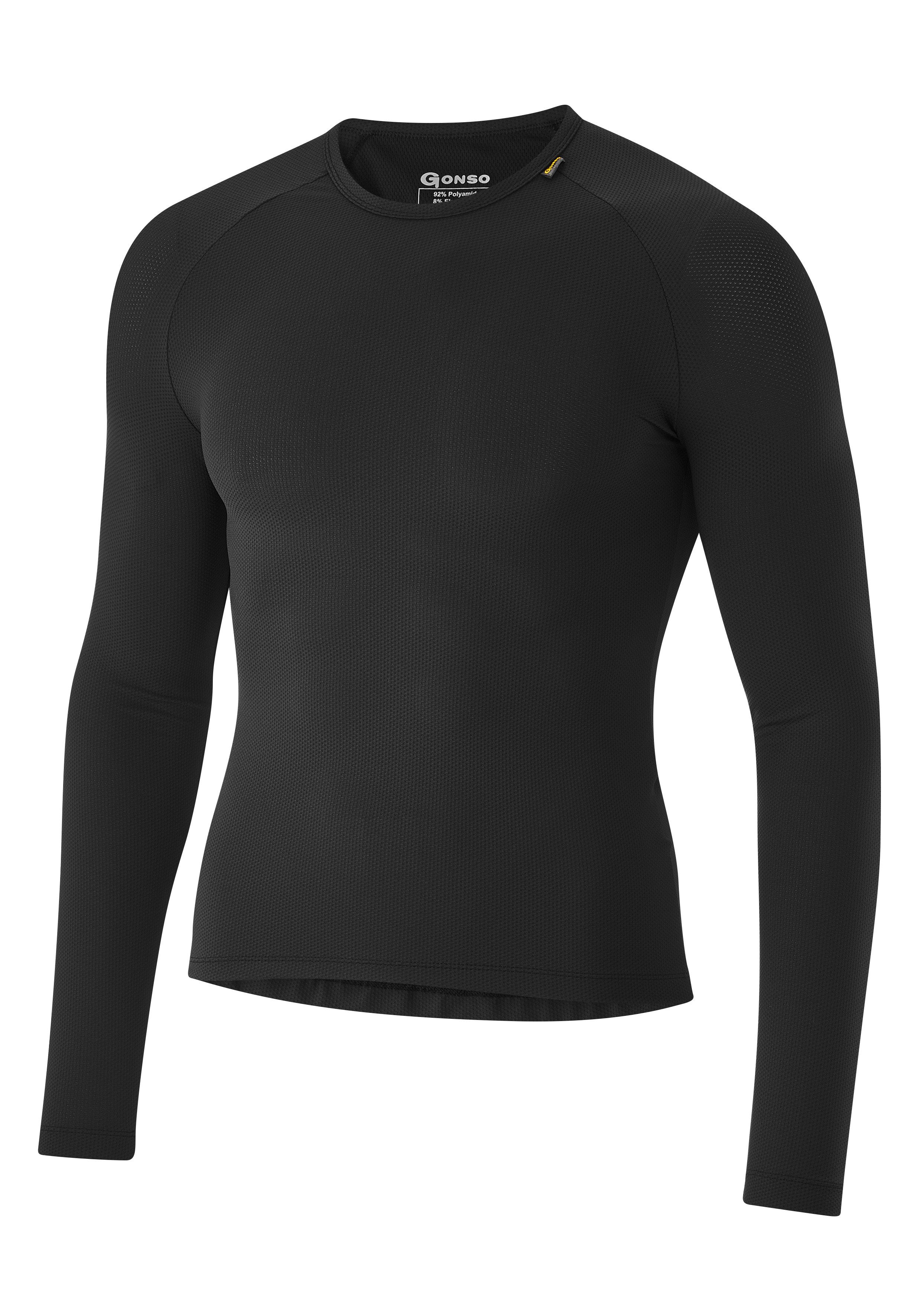 Gonso Funktionsshirt BASE SHIRT LONGSLEEVE M Herren Unterhemd langarm, Radunterhemd, Tight fit