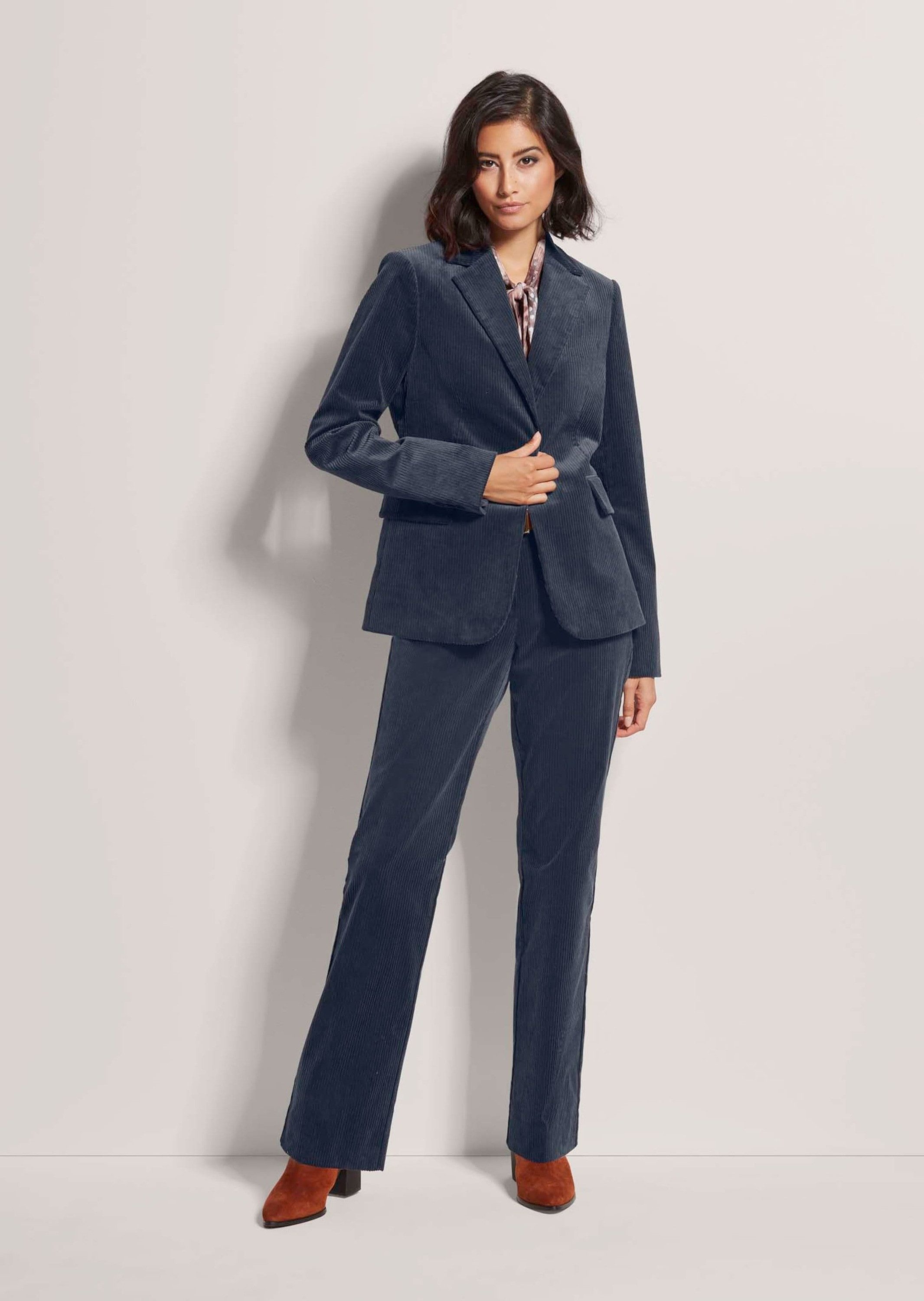 MADELEINE Kurzblazer Klassischer Cordblazer mit Reverskragen günstig online kaufen