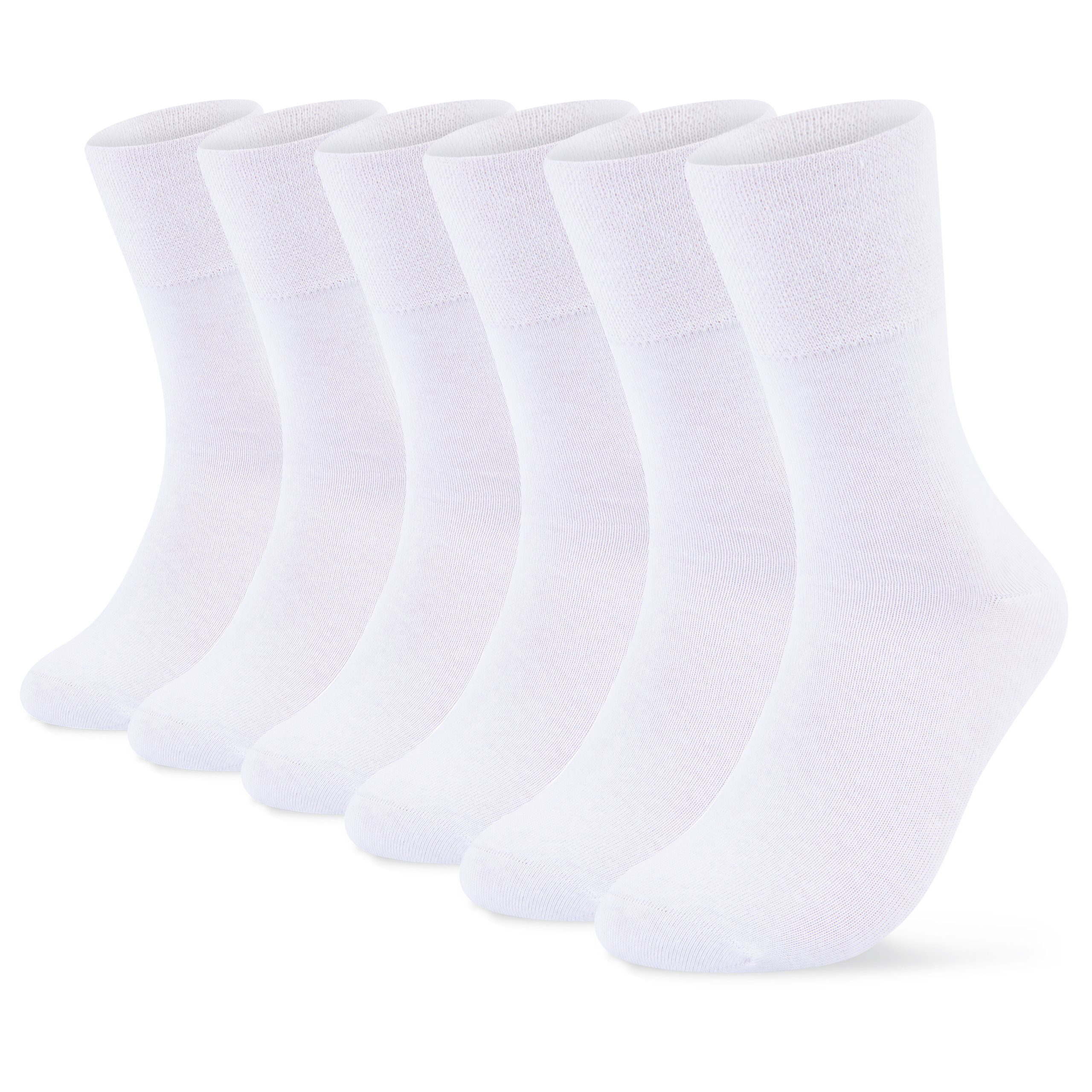 Gesundheitssocken 6 Paar Herren & Damen Socken ohne Gummibund