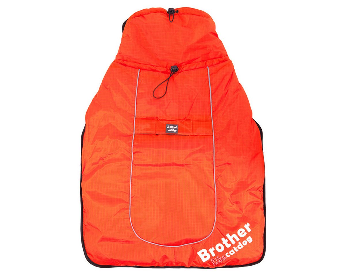 Thumbnail - Brother Cat and Dog Hundemantel Wasserdichte Winterjacke orange