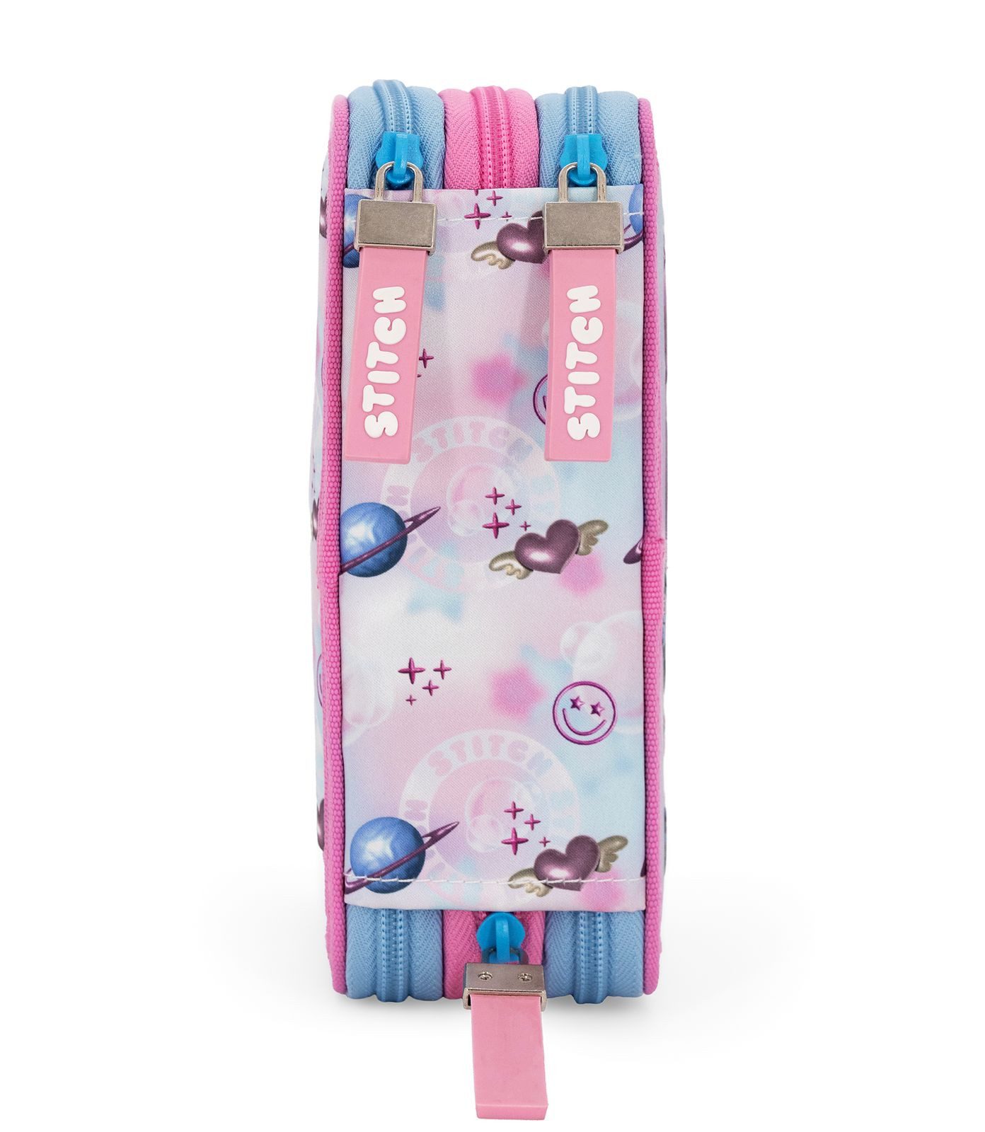TOP! Federmäppchen Disney Lilo & Stitch - Mäppchen Federmappe, 42 Teile, 3-fach gefüllt, (42-tlg., Mädchen), Reißverschluss – Bild 4 von 5