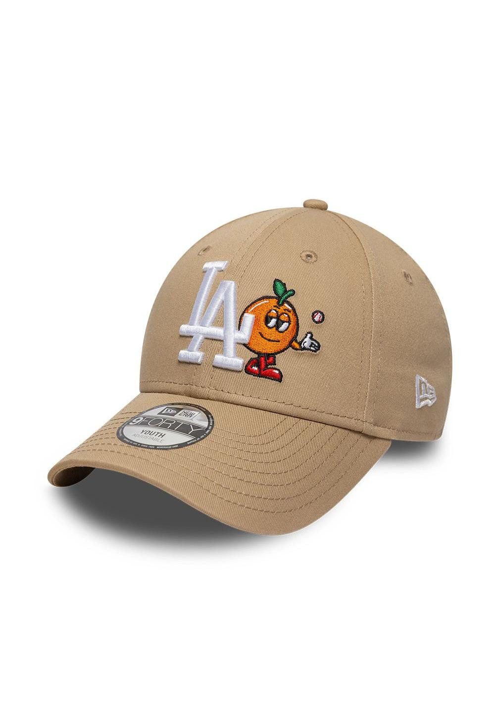 Baseball Cap Los Angeles Dodgers New Era MLB Icon 9Forty Kids Cap Beige