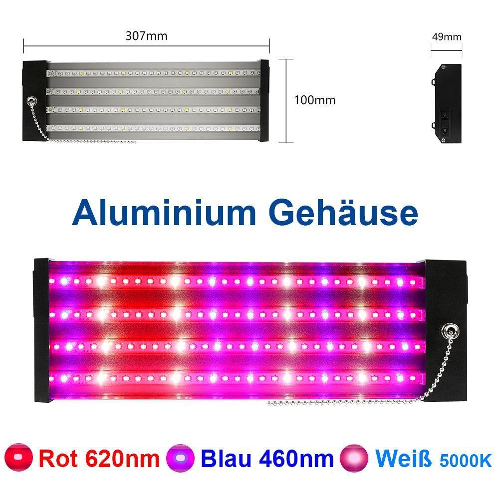 Sunicol Pflanzenlampe LED Vollspektrum Pflanzenlampe, Anschließbar, günstig online kaufen