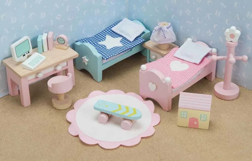 Le Toy Van Puppen Accessoires-Set Le Toy Van Puppenhaus Zubehör Kinderzimmer Daisy Lane