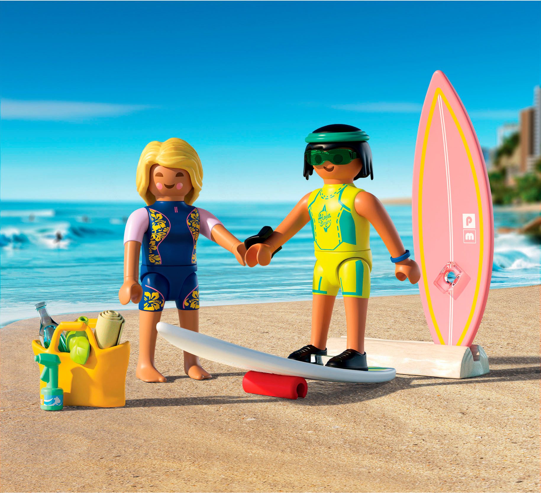 Playmobil® Kleine Surfschule (71907), My Life Konstruktions-Spielset, (16 S günstig online kaufen