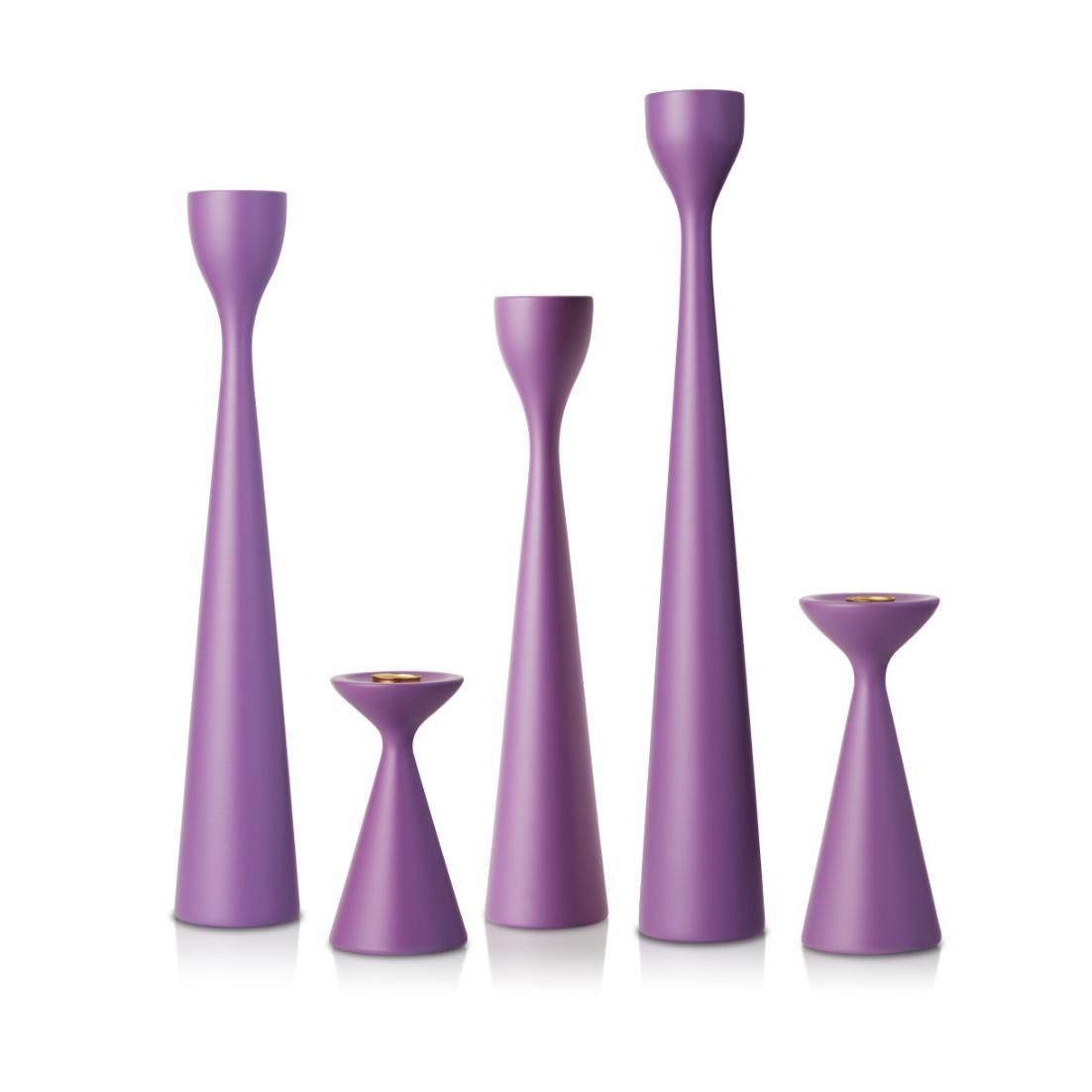 Freemover Inga FREEMOVER (12cm) Purple Lavender Kerzenhalter Kerzenhalter