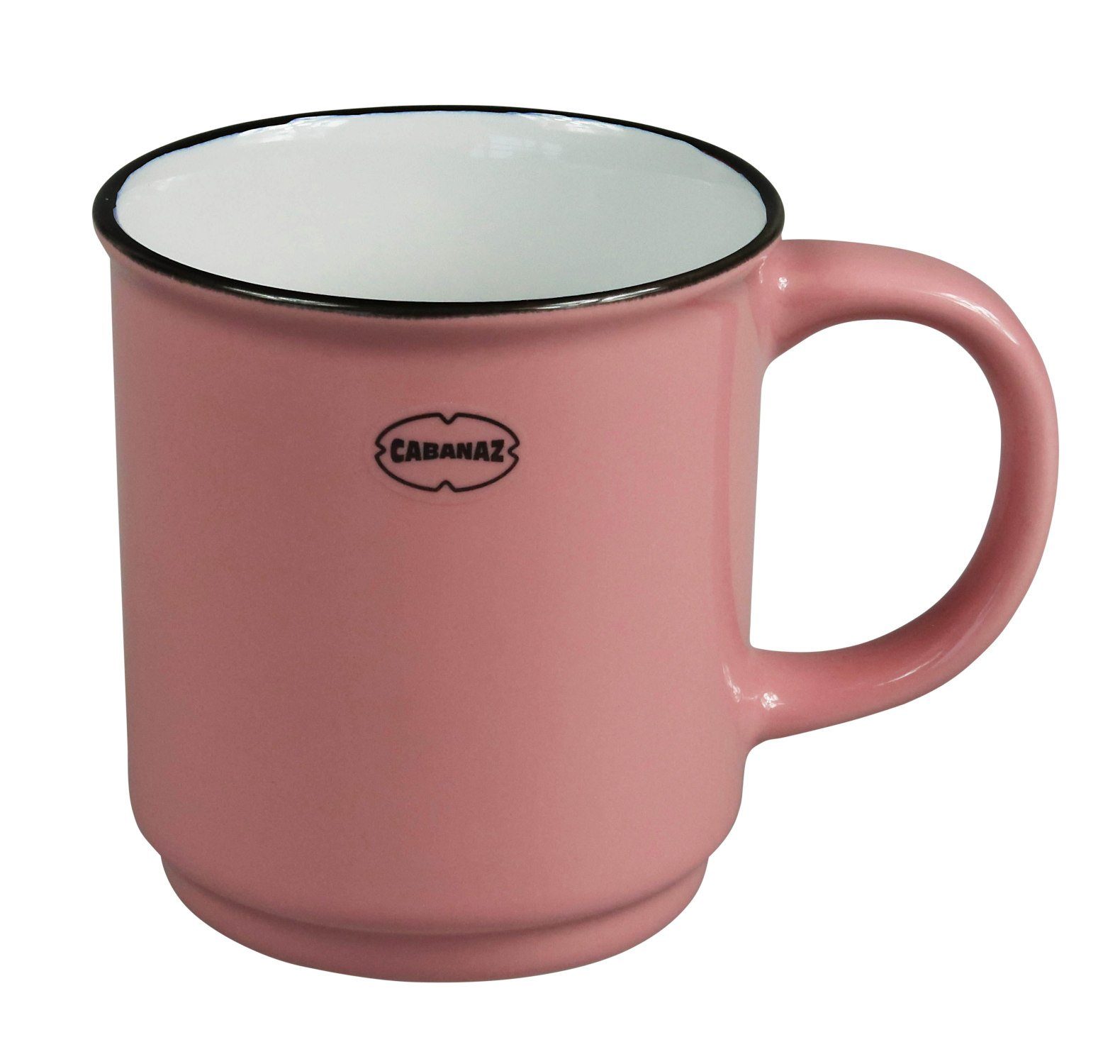 Capventure Tasse Tasse Kaffeetasse Teetasse Kakaotasse 180ml stapelbar Retro Auswahl Pink