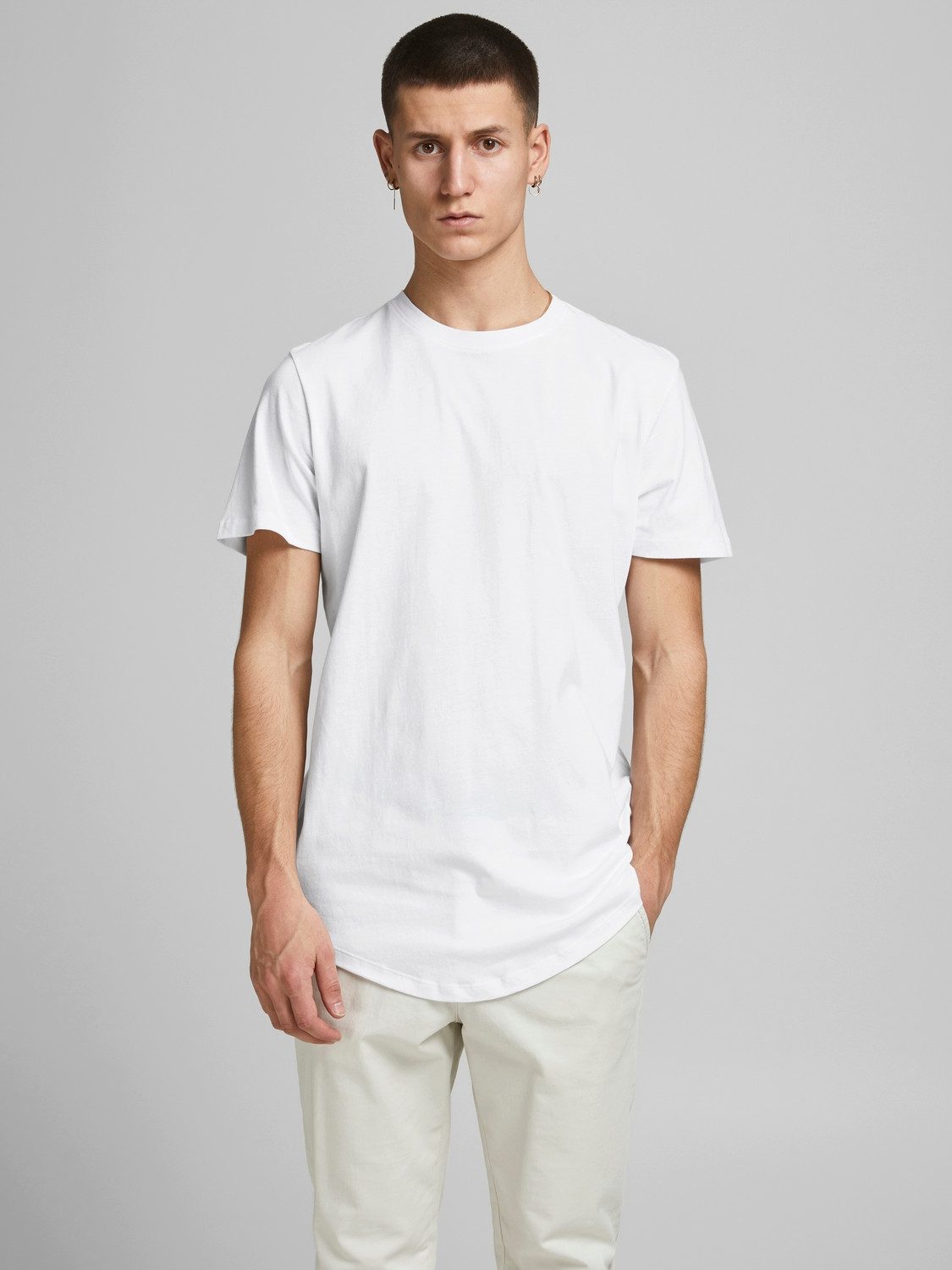 Jack & Jones Herren Rundhals T-Shirt JJENOA 3er PACK - Regular Fit günstig online kaufen