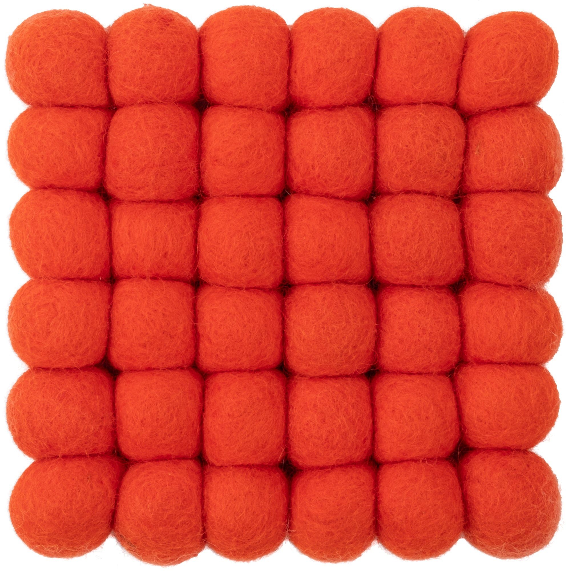myfelt Wollteppich Mats Filzkugelteppich eckig Muster, eckig, 100% reine Schurwolle