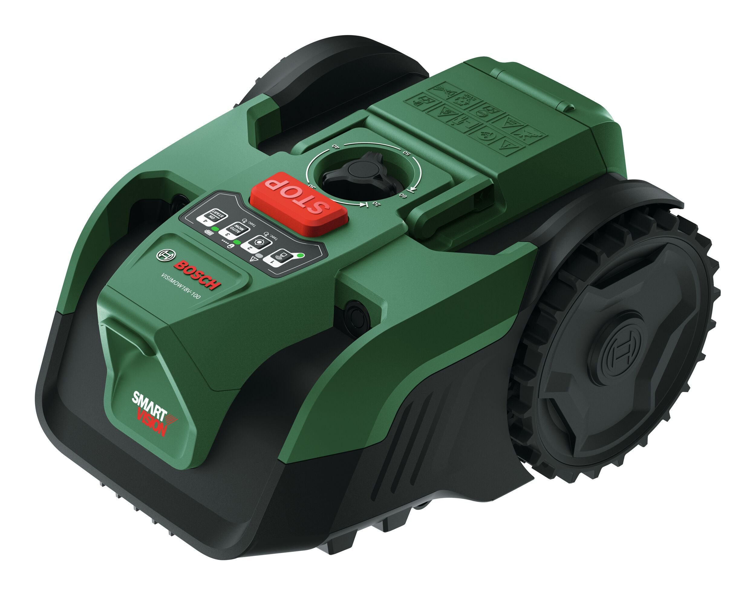 BOSCH Rasenmähroboter VISIMOW 18V-100, Mähroboter mit 1x Akku 4 Ah - im Karton